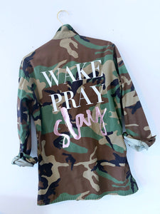 Wake Pray Slay Camo